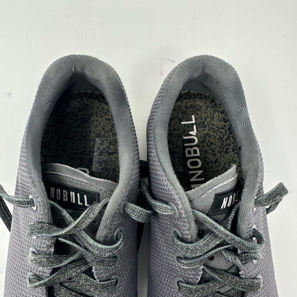 Nobull Superfabric Gray Shoes Unisex Workout Sneakers - Picture 14 of 15